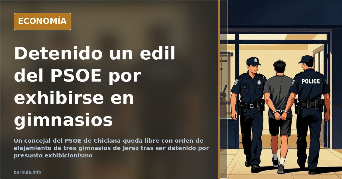 Detenido por exhibicionismo un edil del PSOE de Chiclana