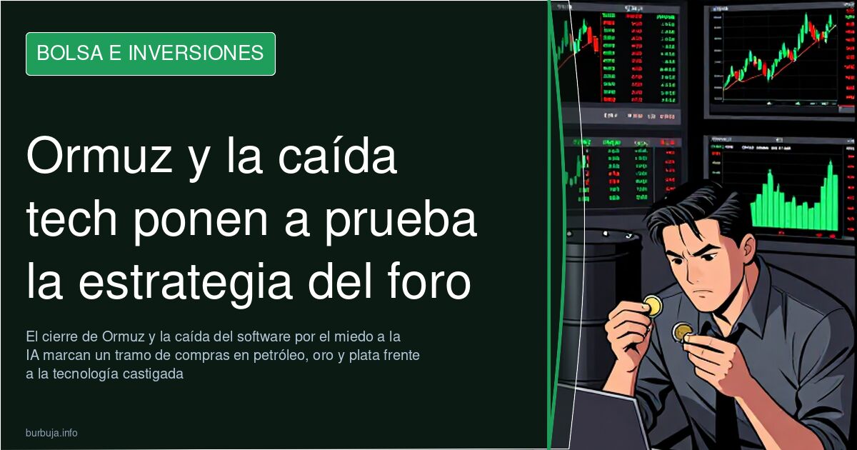 Ormuz y la caída tech ponen a prueba la estrategia del foro