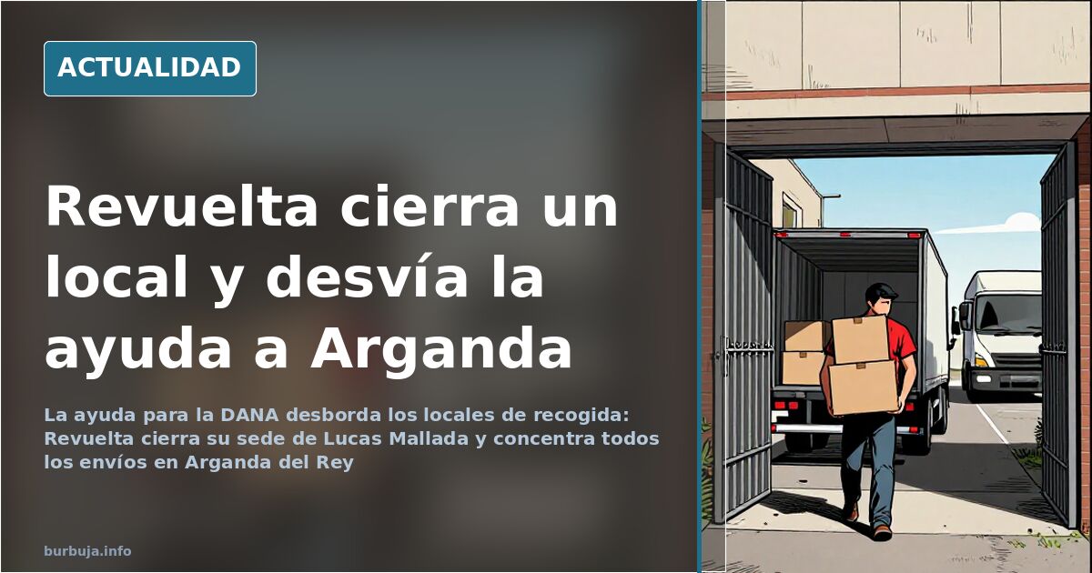 La ayuda para la DANA desborda los locales y llena camiones