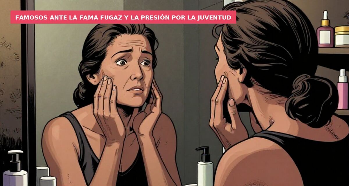 Famosos ante la fama fugaz y la presión por la juventud