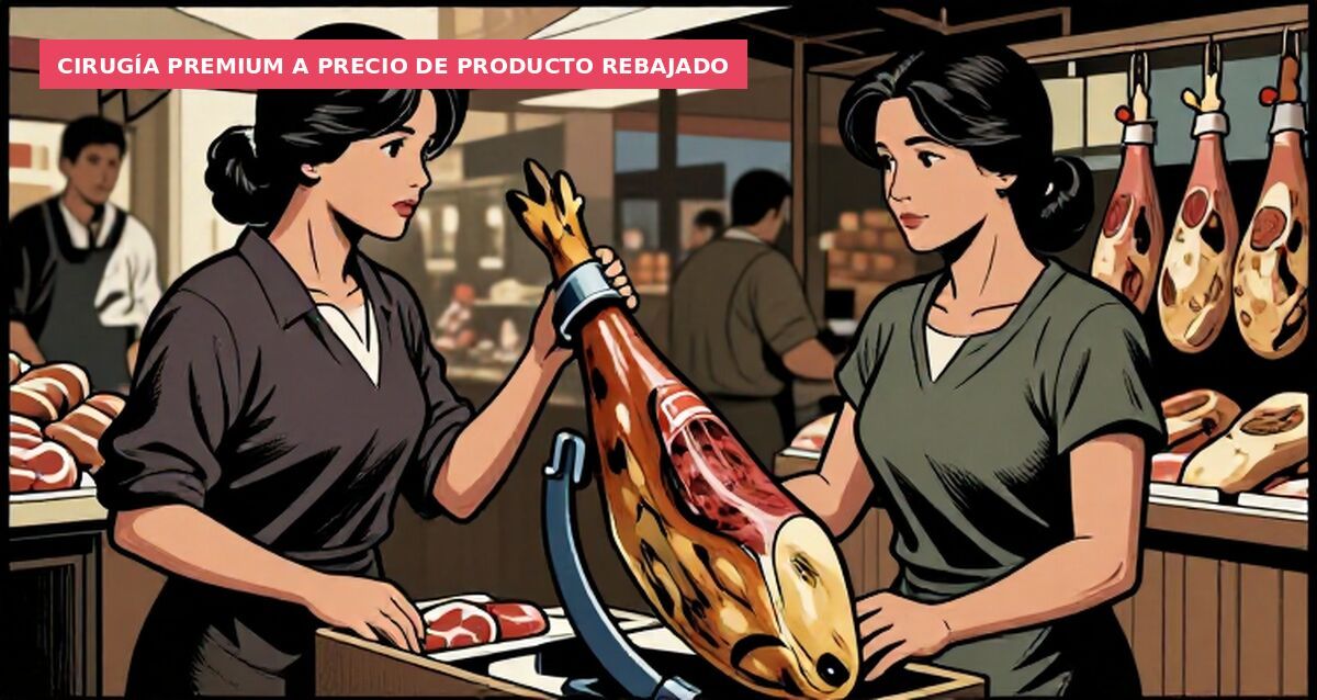 Cirugía premium a precio de producto rebajado