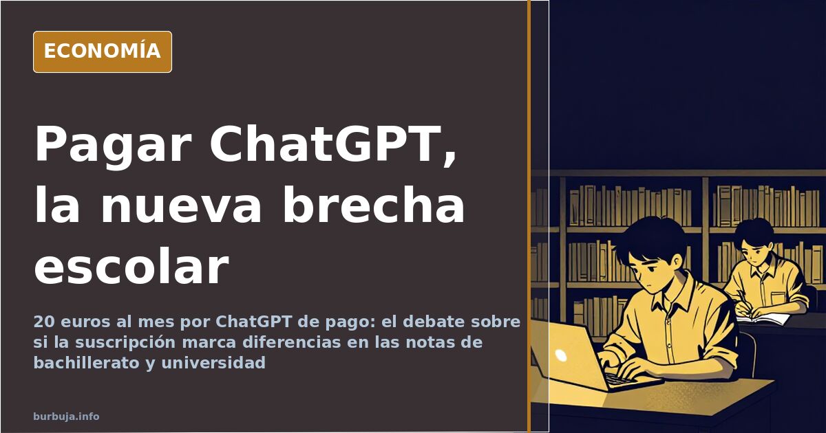 «Pagar ChatGPT ya separa a los alumnos», sostiene un participante