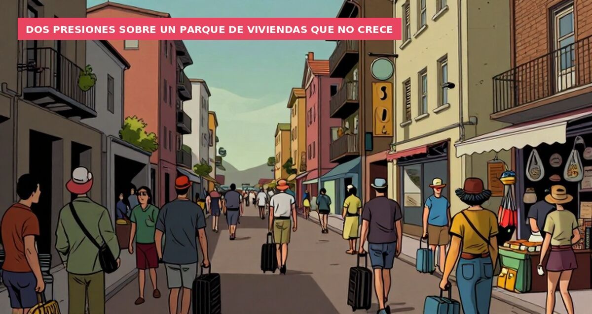 Dos presiones sobre un parque de viviendas que no crece