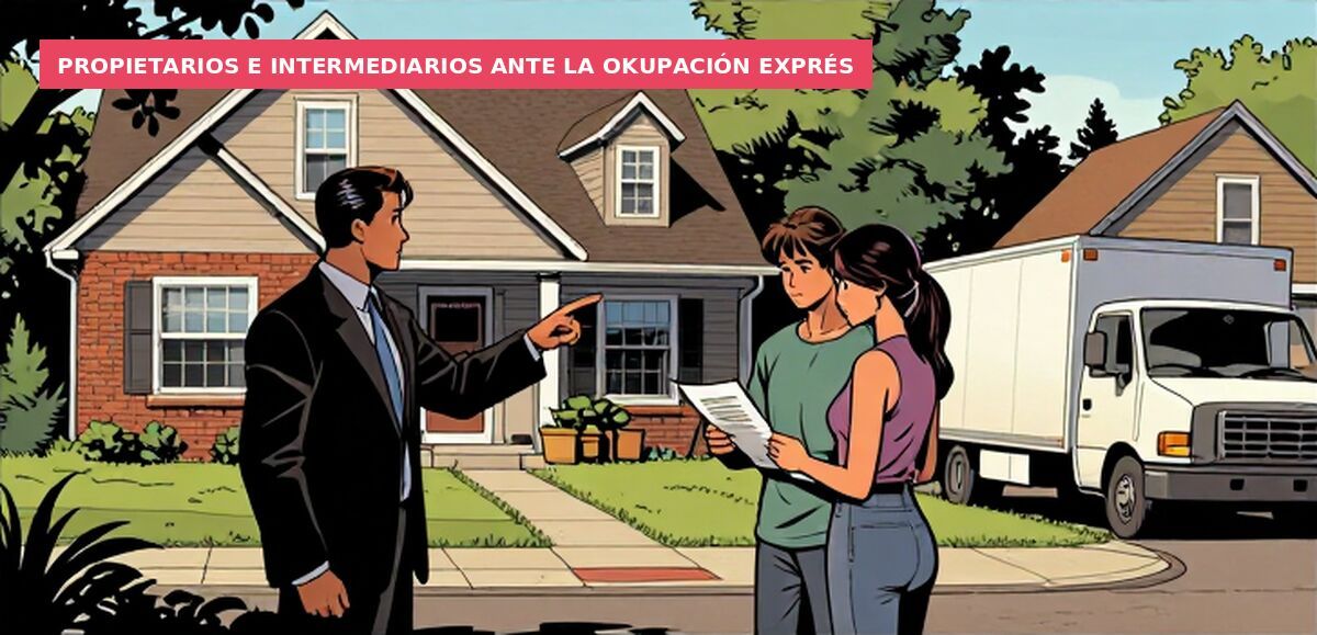 Propietarios e intermediarios ante la okupación exprés