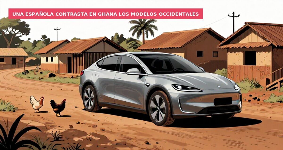 Una española contrasta en Ghana los modelos occidentales
