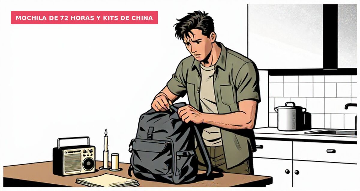 Mochila de 72 horas y kits de China