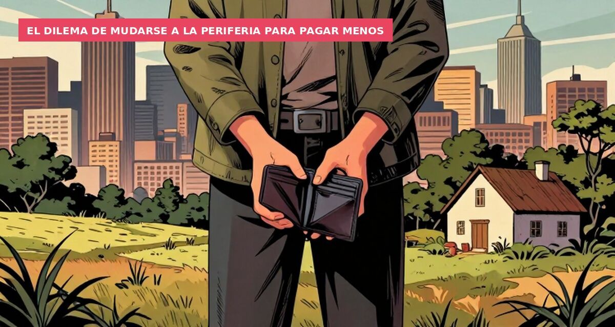 El dilema de mudarse a la periferia para pagar menos