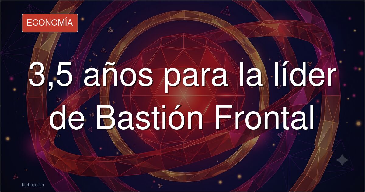María Isabel Medina Peralta, líder de Bastión Frontal, en una imagen de archivo