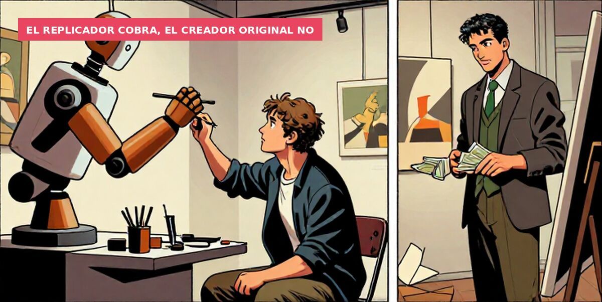 El replicador cobra, el creador original no