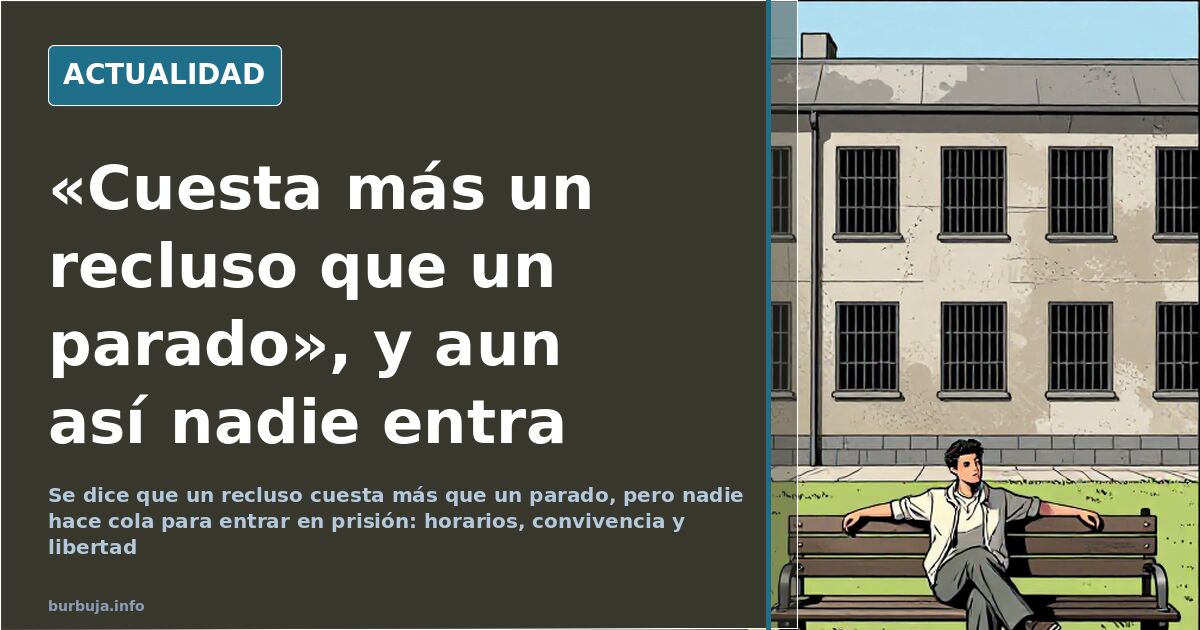 Celda de una prisión española con litera metálica y ventana enrejada, imagen editorial sobre la vida en la cárcel y la privac