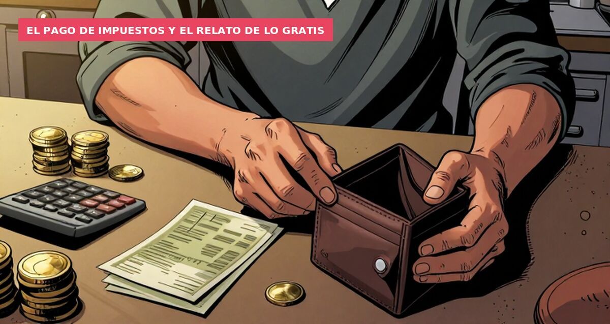 El pago de impuestos y el relato de lo gratis