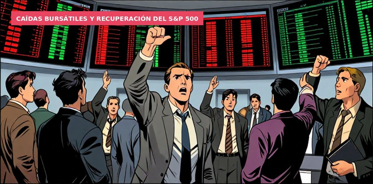 Caídas bursátiles y recuperación del S&P 500