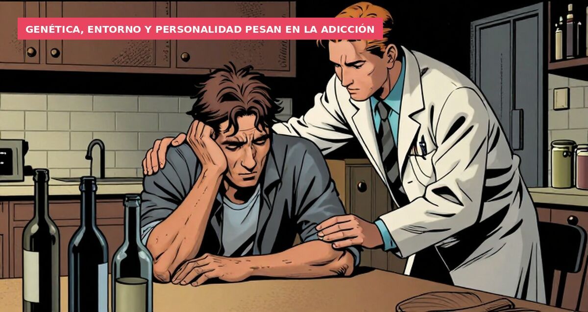 Genética, entorno y personalidad pesan en la adicción