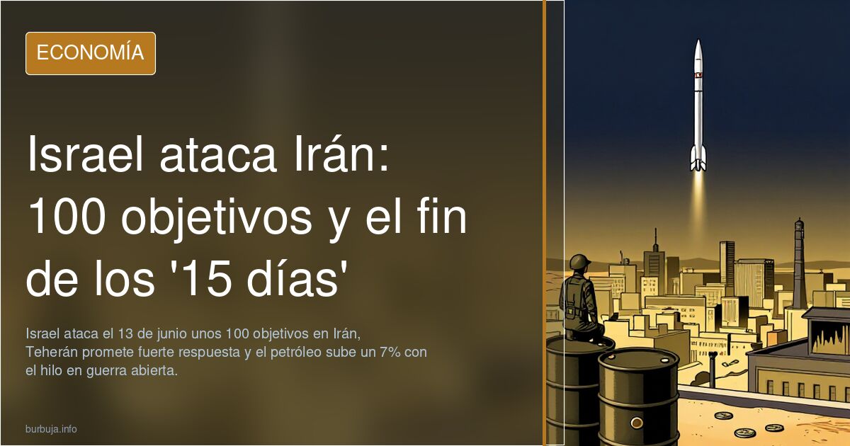 Israel ataca Irán: 100 objetivos y el fin de los '15 días'