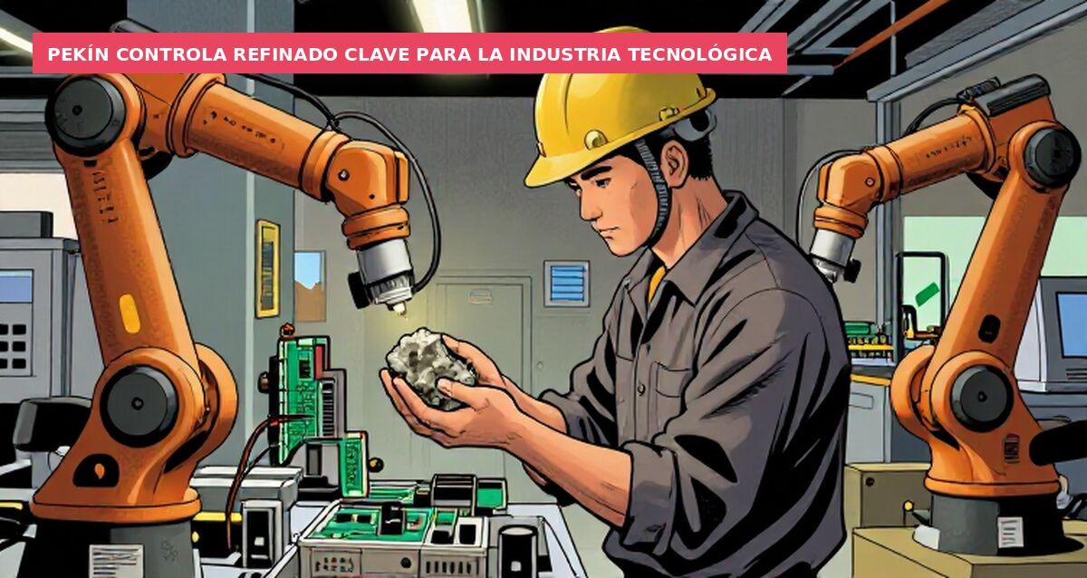 Pekín controla refinado clave para la industria tecnológica