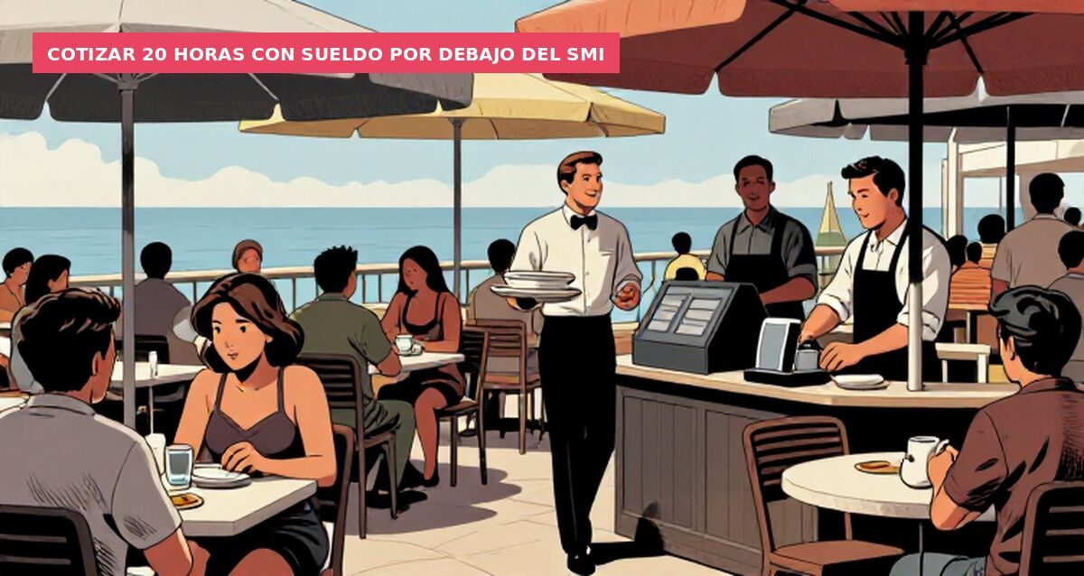 Cotizar 20 horas con sueldo por debajo del SMI