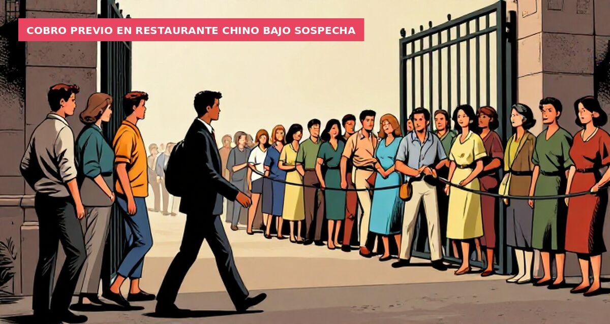 Discriminación en un restaurante chino: exigen pagar por adelantado