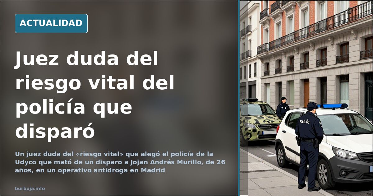 Coche blanco detenido junto a la acera y vehículo policial camuflado en una calle de Madrid durante un operativo antidroga