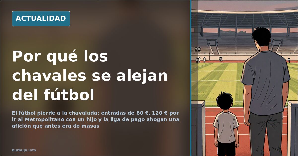 Un chaval juega solo al fútbol en un patio de instituto: ilustración sobre la caída de la afición al fútbol