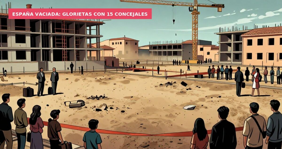 España vaciada: glorietas con 15 concejales
