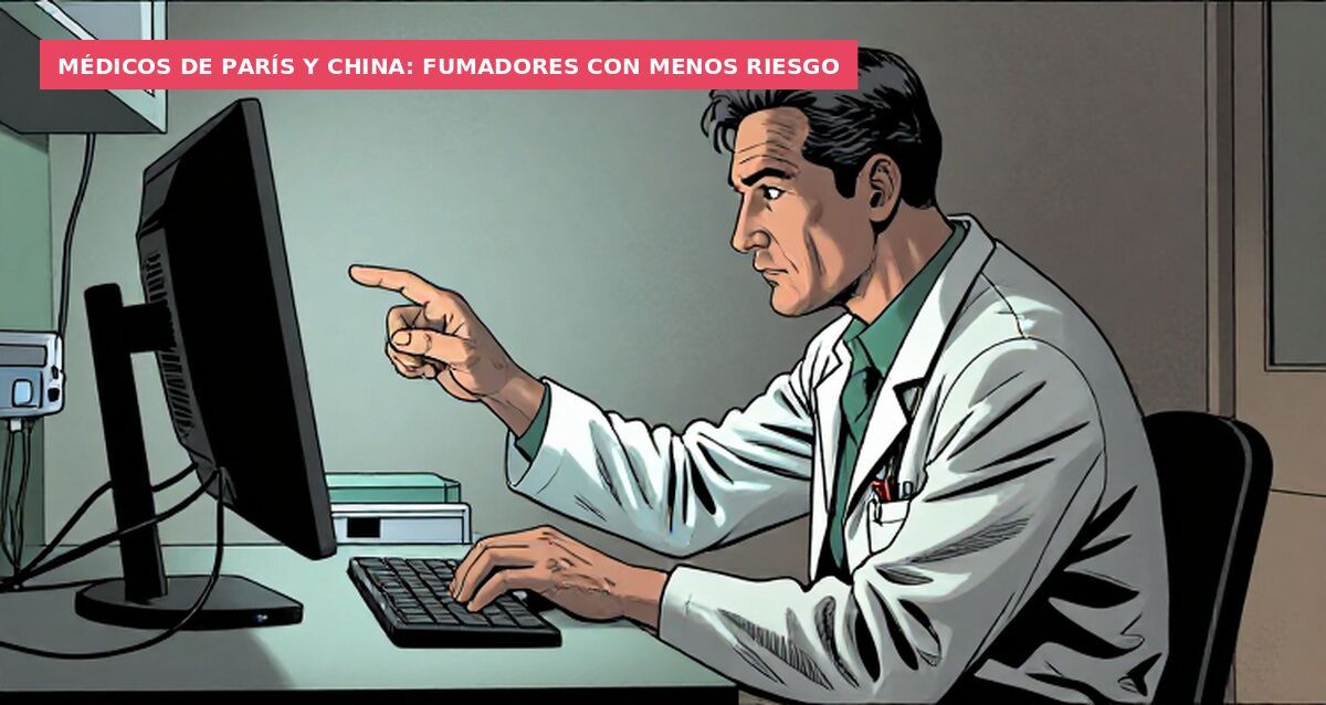 Médicos de París y China: fumadores con menos riesgo