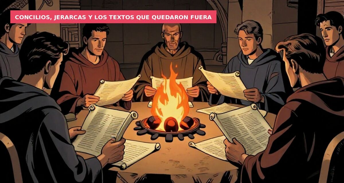 Concilios, jerarcas y los textos que quedaron fuera