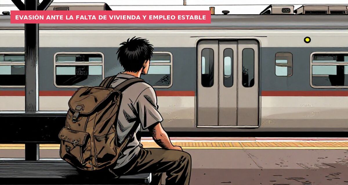 Evasión ante la falta de vivienda y empleo estable
