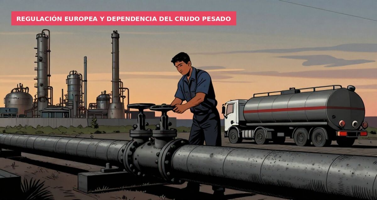 Regulación europea y dependencia del crudo pesado