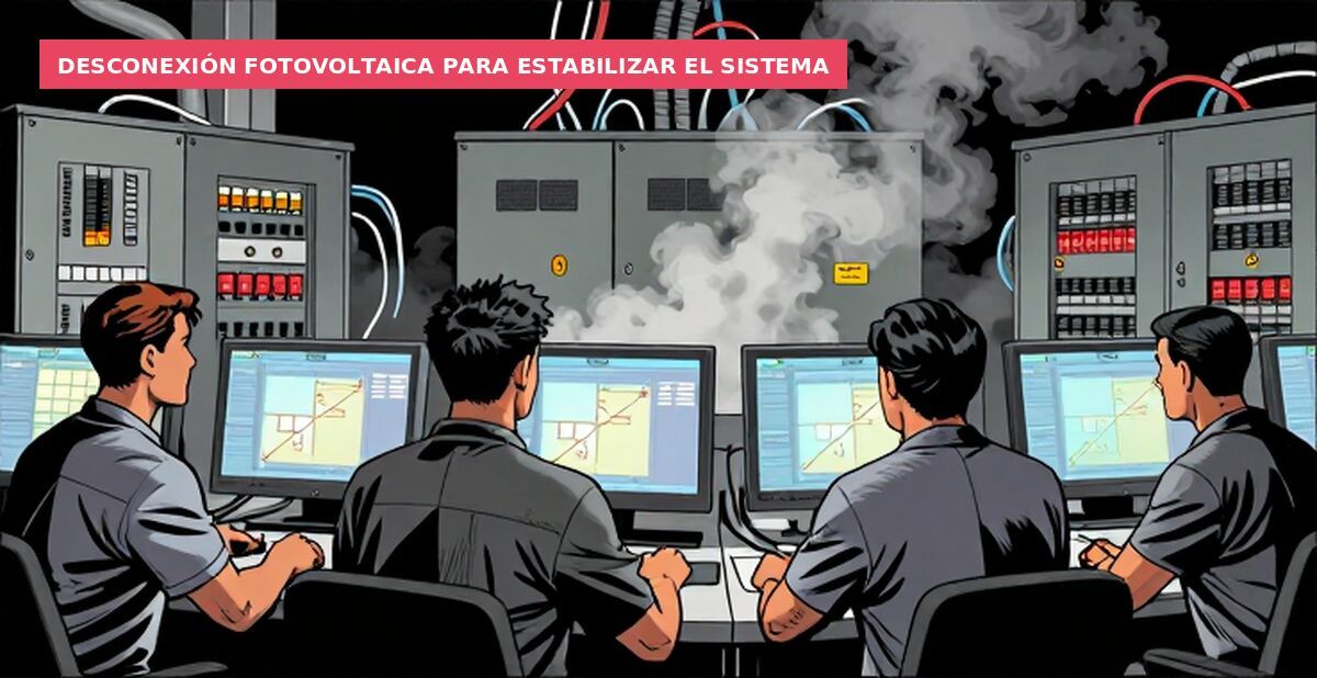 Desconexión fotovoltaica para estabilizar el sistema