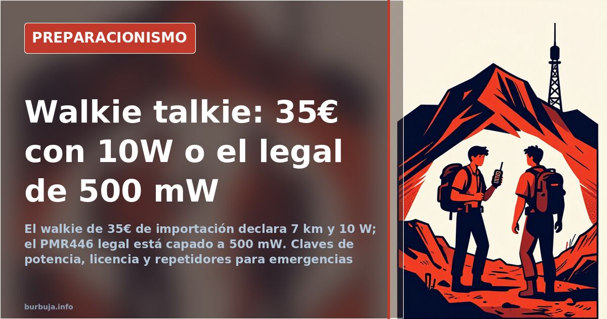 Walkie-talkies: from a €35 Baofeng to 25W with a licence