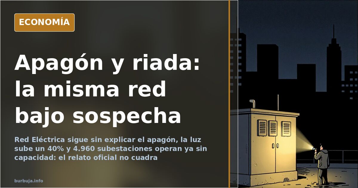 Subestación eléctrica de alta tensión con líneas de distribución al atardecer en España