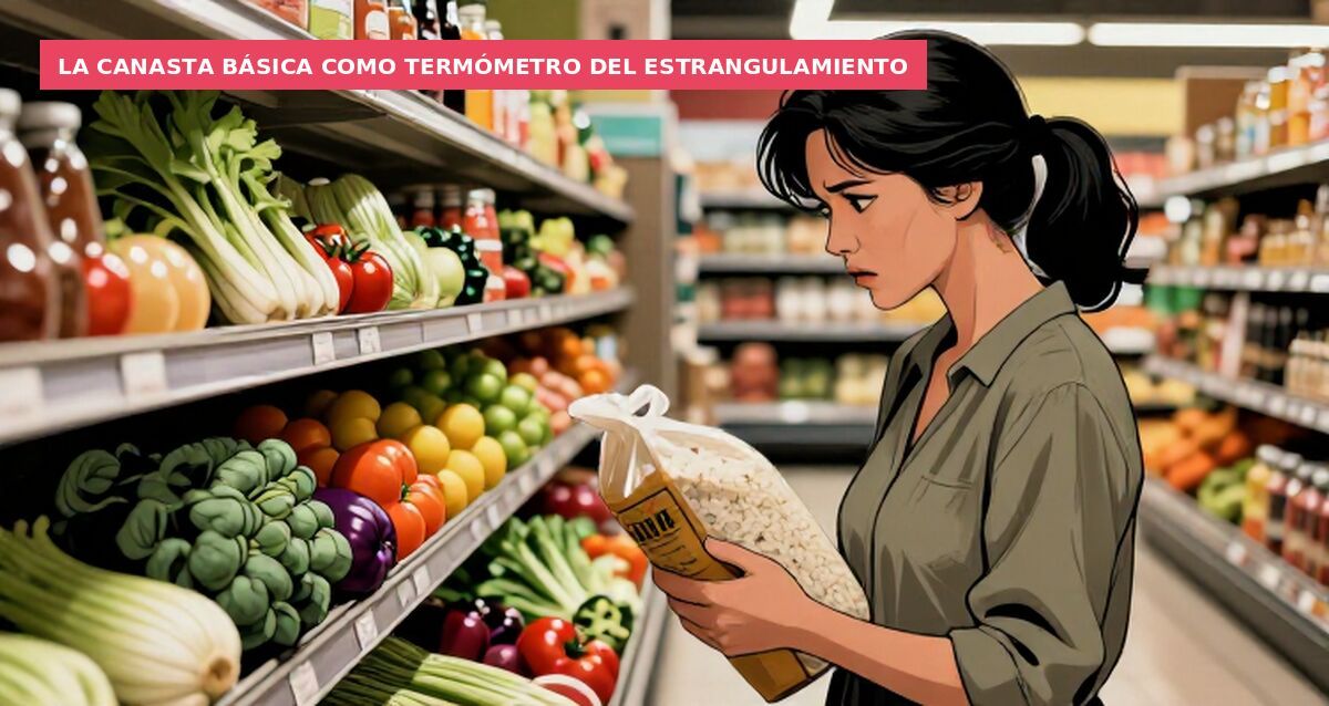 La canasta básica como termómetro del estrangulamiento