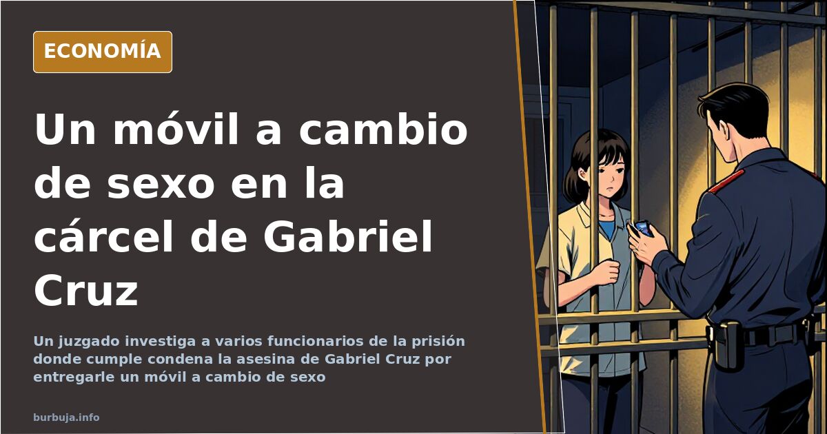 Pasillo de prisión con celdas y puertas de seguridad en la investigación a funcionarios por un móvil a cambio de sexo