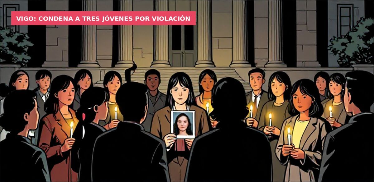 Vigo: condena a tres jóvenes por violación