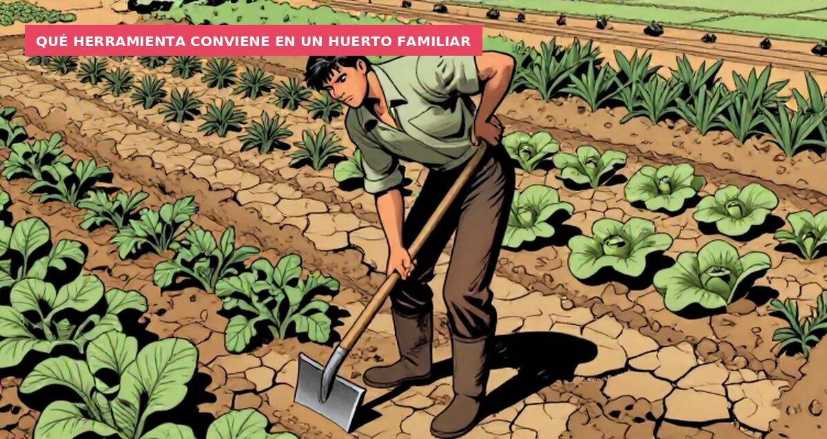 Qué herramienta conviene en un huerto familiar