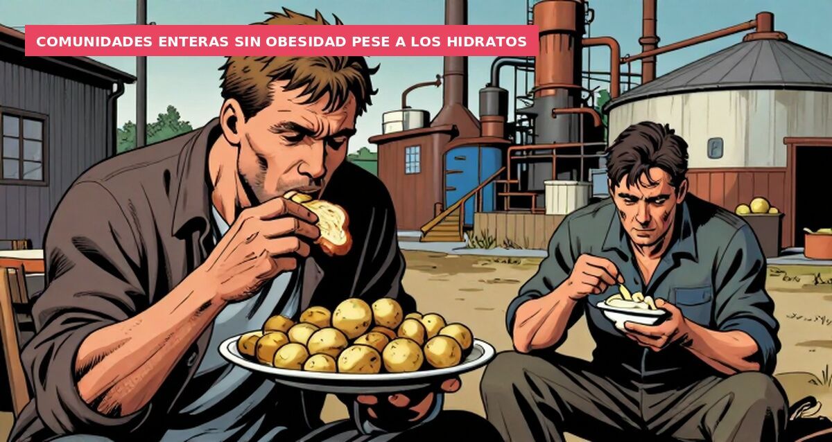 Comunidades enteras sin obesidad pese a los hidratos