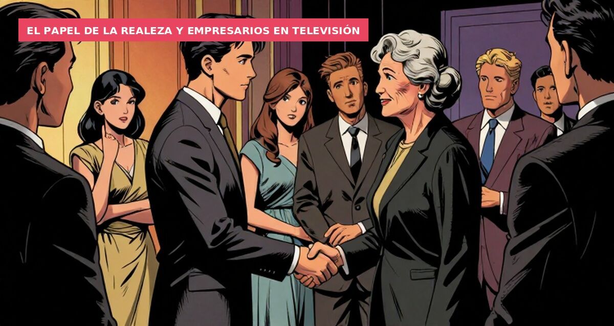 El papel de la realeza y empresarios en televisión