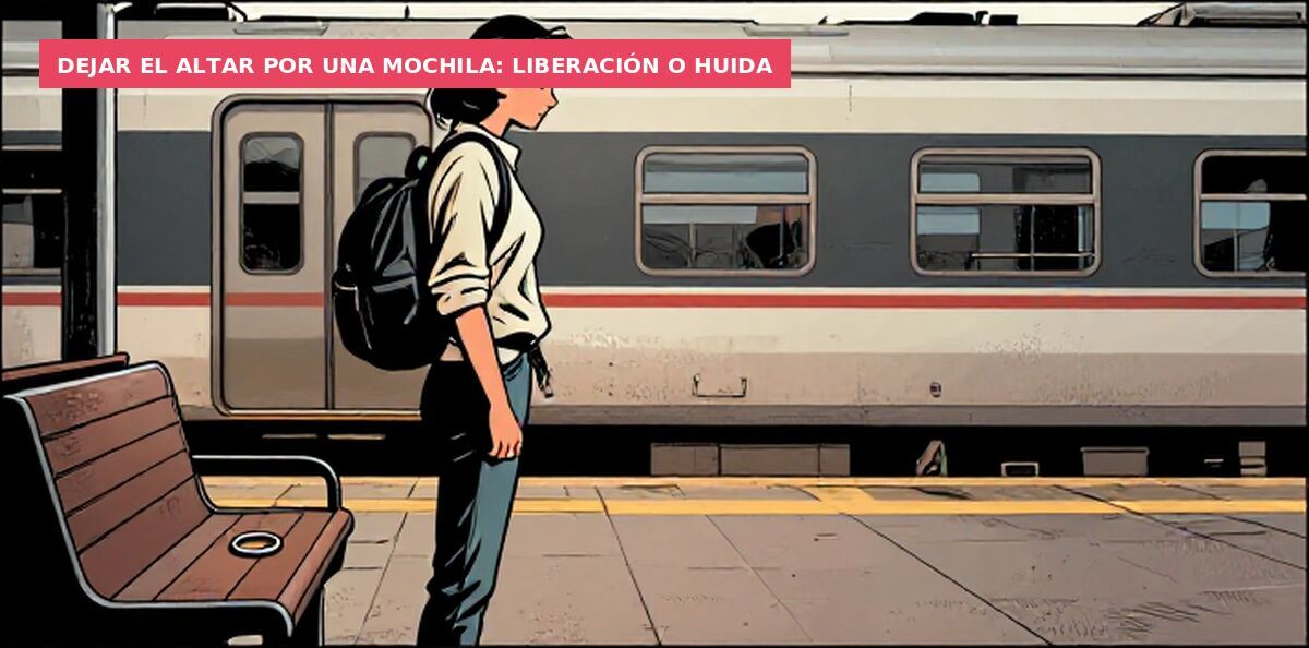 Dejar el altar por una mochila: liberación o huida