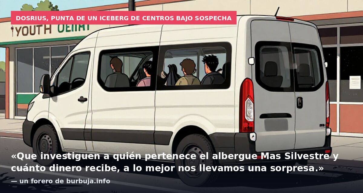 Dosrius, punta de un iceberg de centros bajo sospecha: «Que investiguen a quién pertenece el albergue Mas Silvestre y cuánto dinero recibe, a lo mejor nos llevamos una sorpresa.» — un forero de burbuja.info