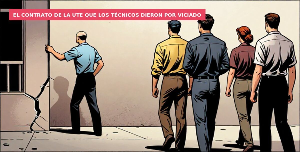 El contrato de la UTE que los técnicos dieron por viciado