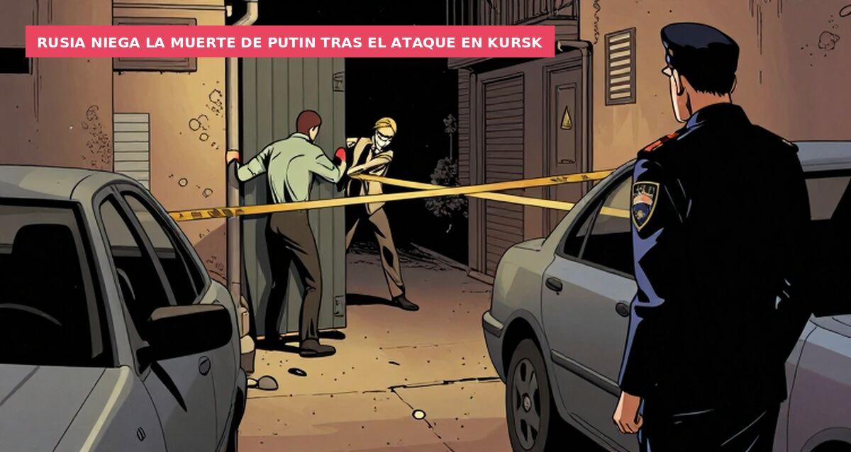 Rusia niega la muerte de Putin tras el ataque en Kursk