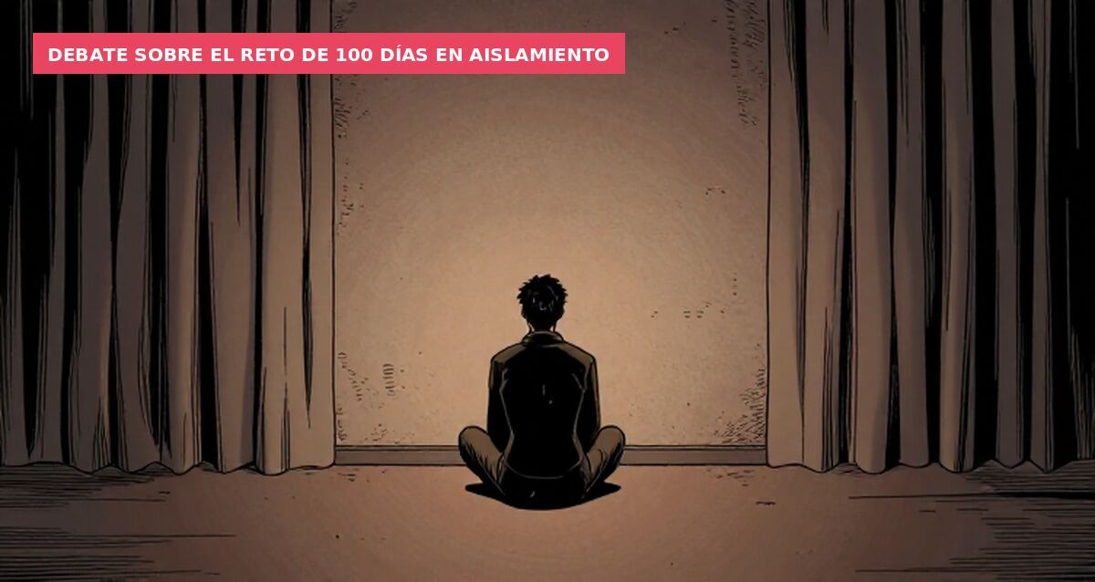 Debate sobre el reto de 100 días en aislamiento