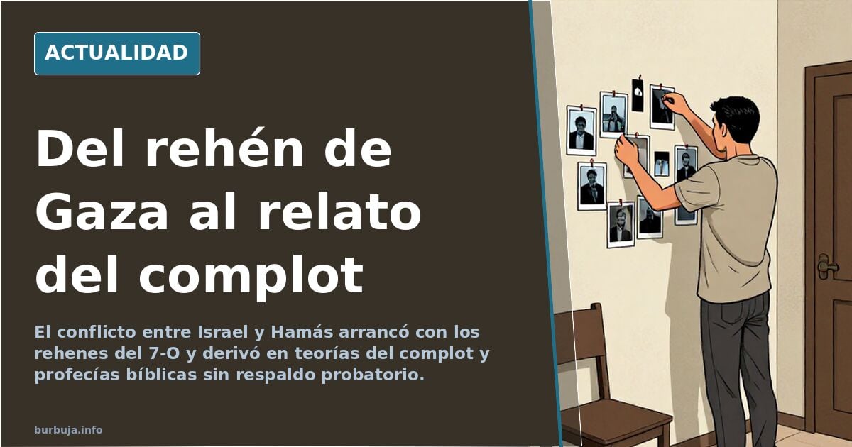 Gaza: From Hostages to an Evidence-Free Conspiracy Narrative