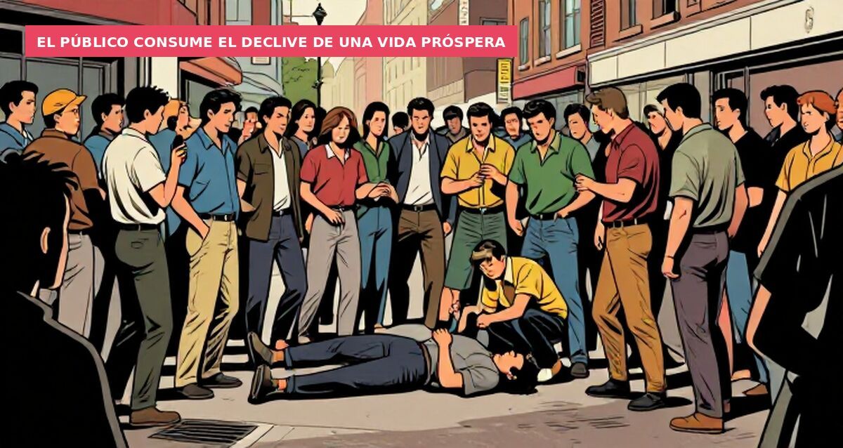 El público consume el declive de una vida próspera