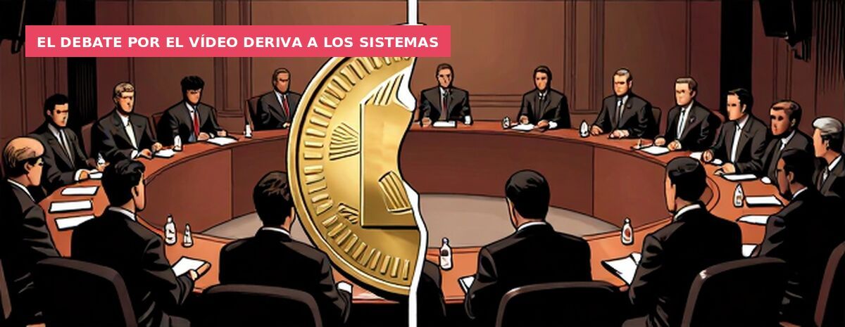 El debate por el vídeo deriva a los sistemas
