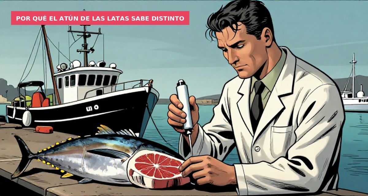 Por qué el atún de las latas sabe distinto