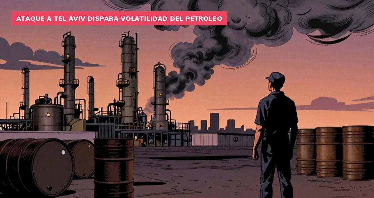 Ataque a Tel Aviv dispara volatilidad del petróleo