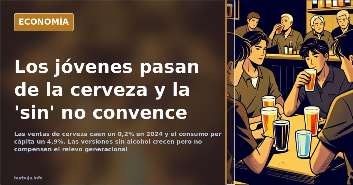 Beer consumption per capita falls 4,9% despite alcohol-free push