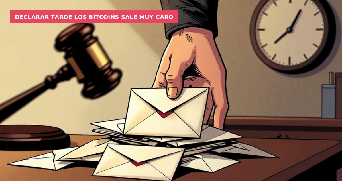 Declarar tarde los bitcoins sale muy caro