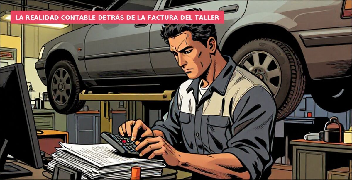 La realidad contable detrás de la factura del taller